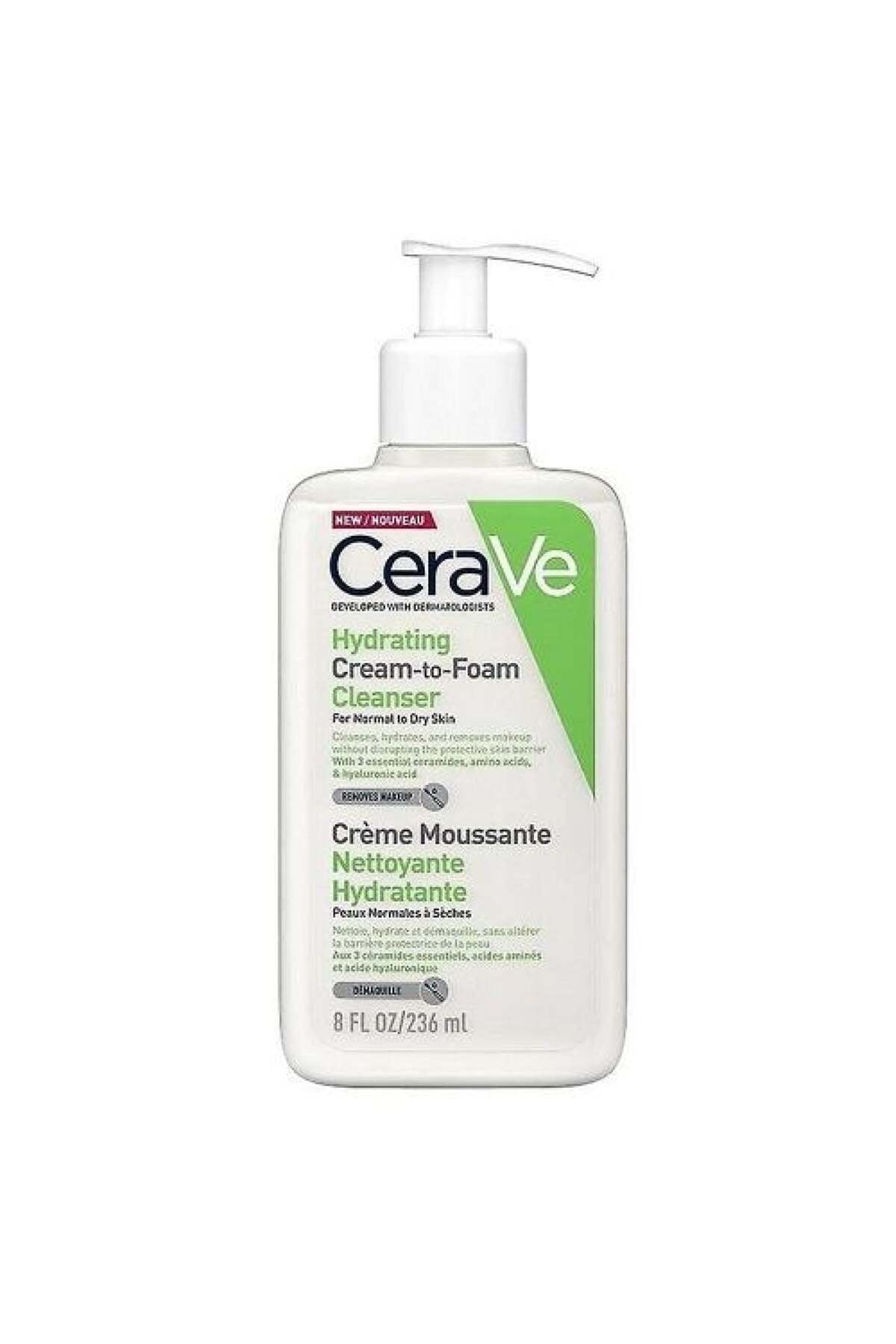 Cerave Moisturizing Foaming Cleanser Cream 236ml