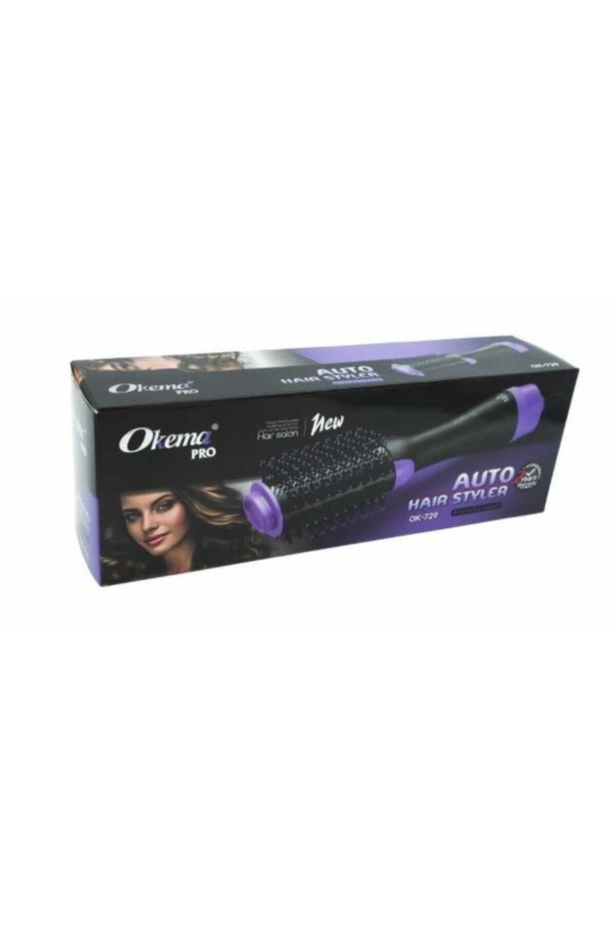 Okema 729-OK Hair Dryer Brush
Brush and Hair Dryer
Capable of drying