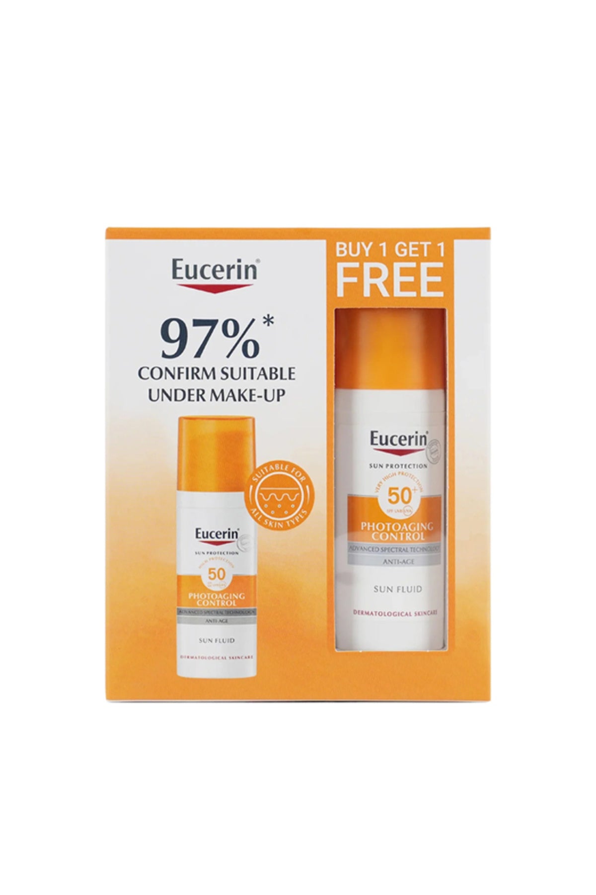 Eucerin Sunscreen Protection +50SPF - 50ml