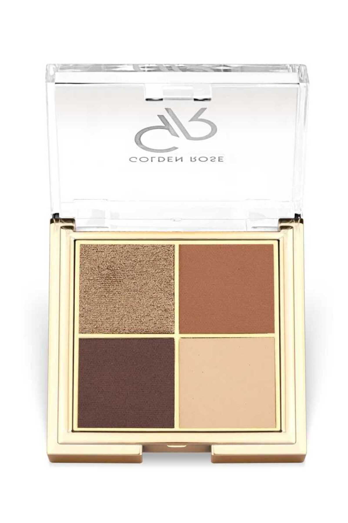 Golden Rose Quattro Eyeshadow Palette No. 4