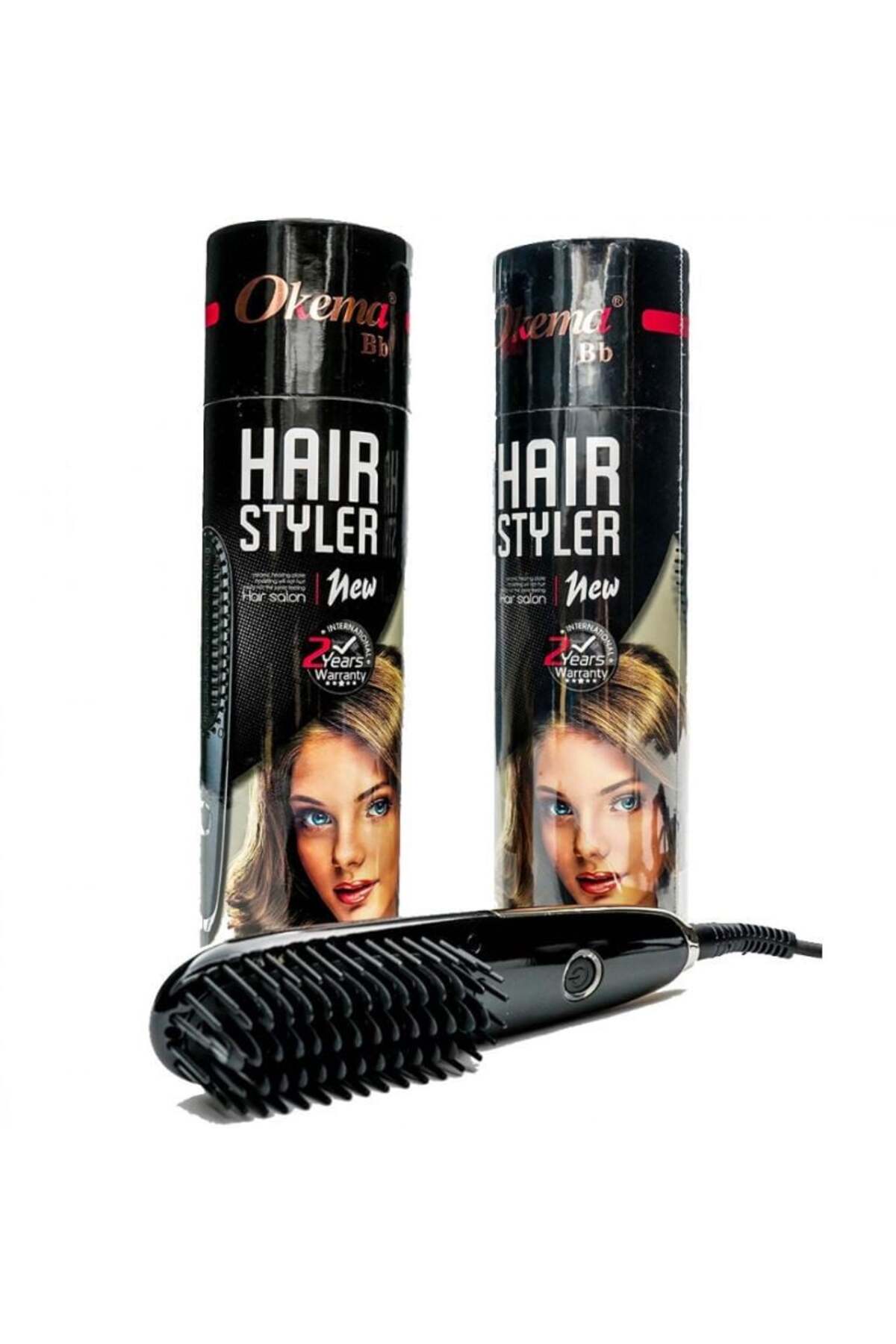 Okema OK-728 Bb Mini Thermal Brush: A small, portable, and easy-to-store device.