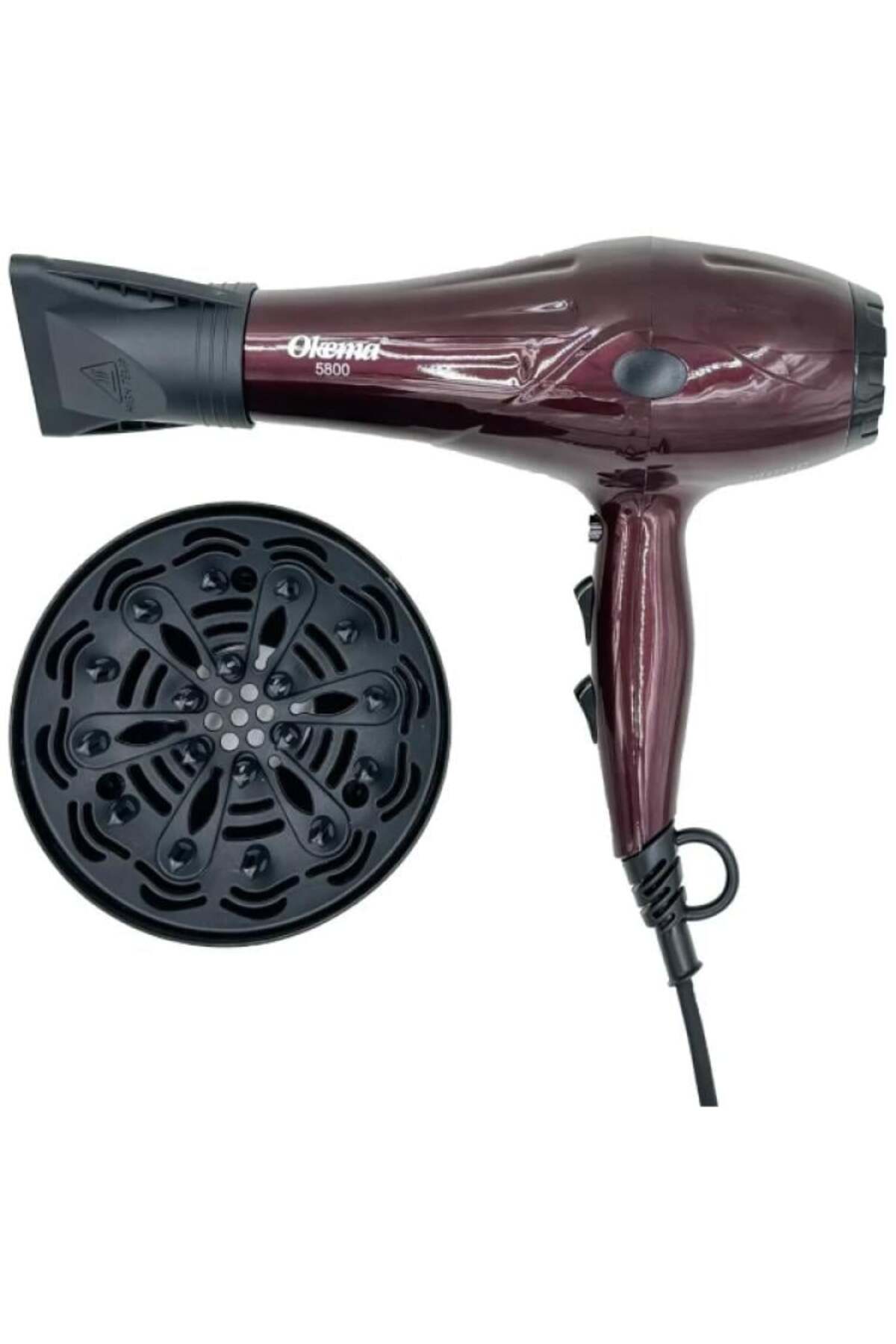 Okema Hair Dryer
5800-ok
For use in hair salons