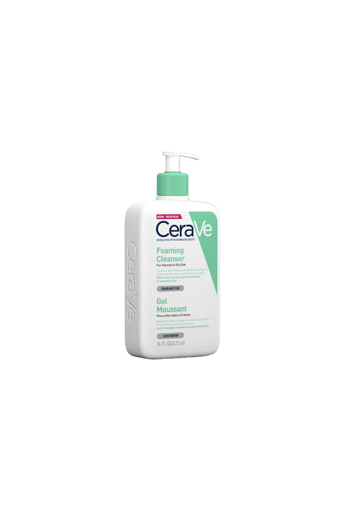 CeraVe Foaming Cleanser for Normal to Dry Skin 473ml