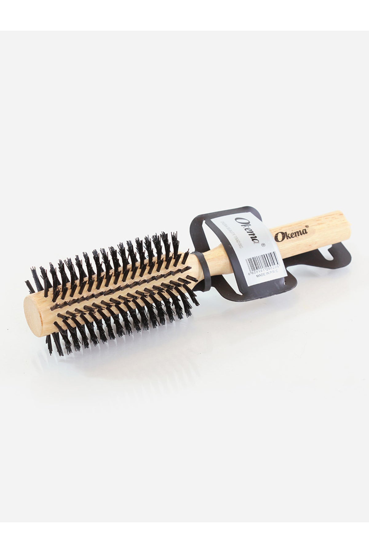 Okema Model 1135 Thermal Hairbrush - Made of wood and iron inside to prevent