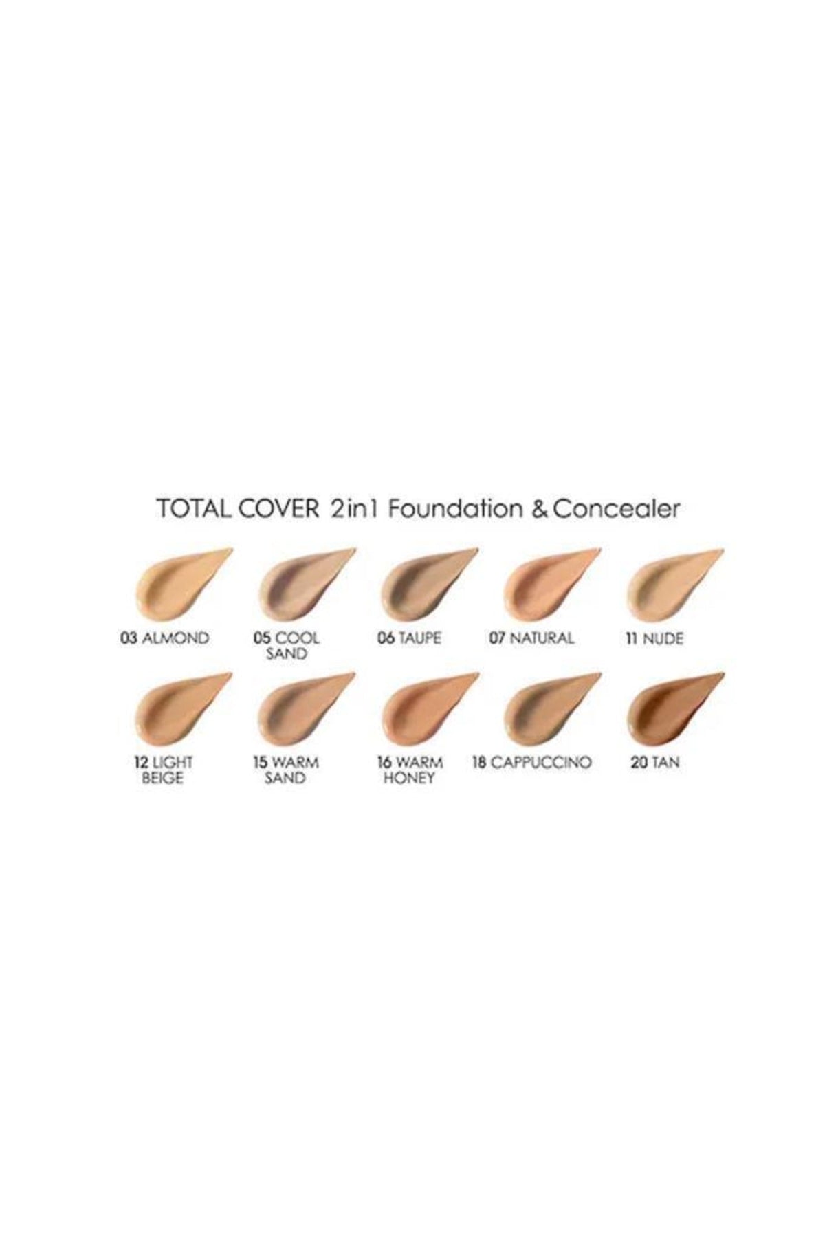 Golden Rose Total Cover Foundation and Corrector 2&1 No. 15