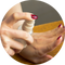 Nail polish drying spray