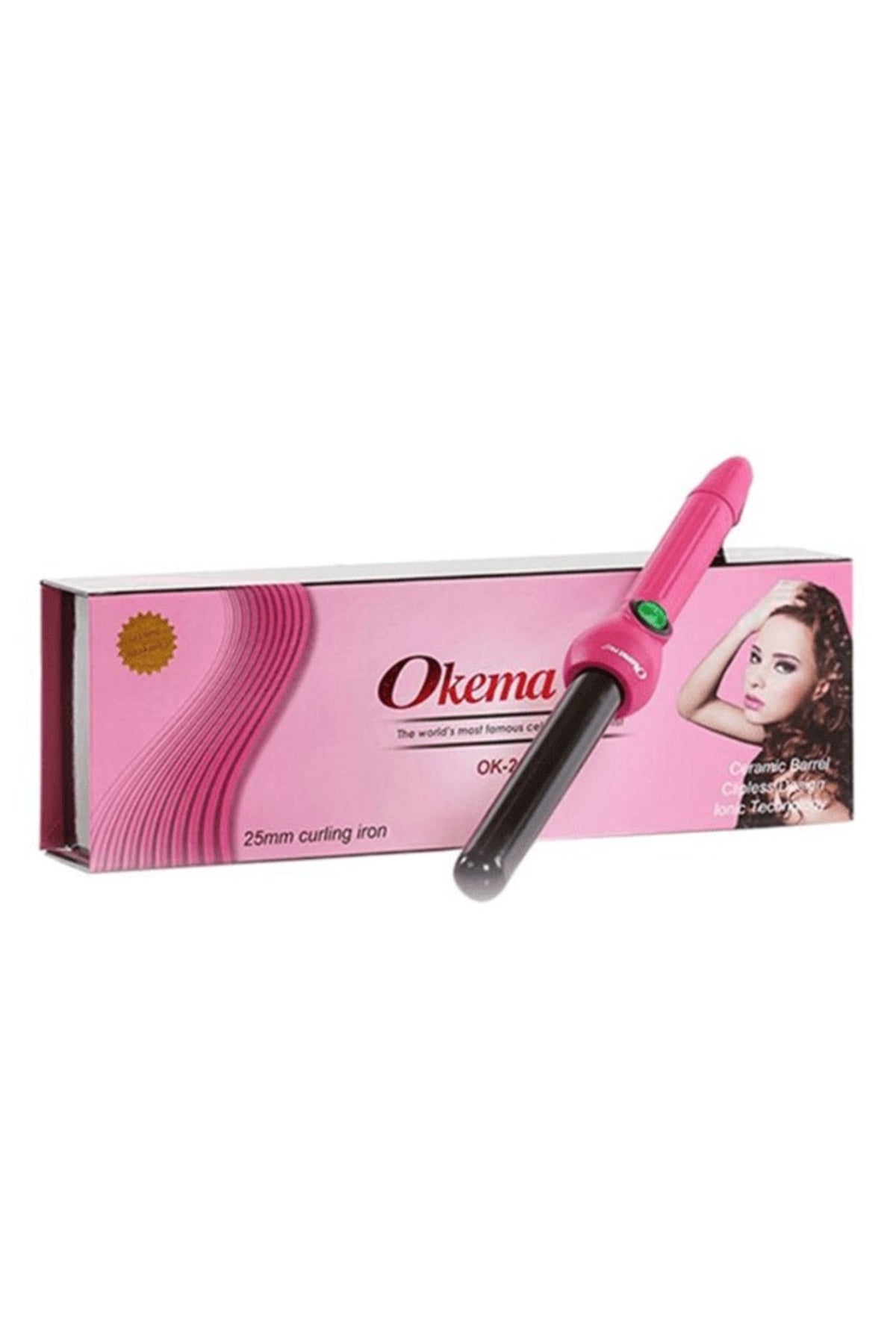Features of the Okema 2078-OK Curly Hair Clip 25mm: