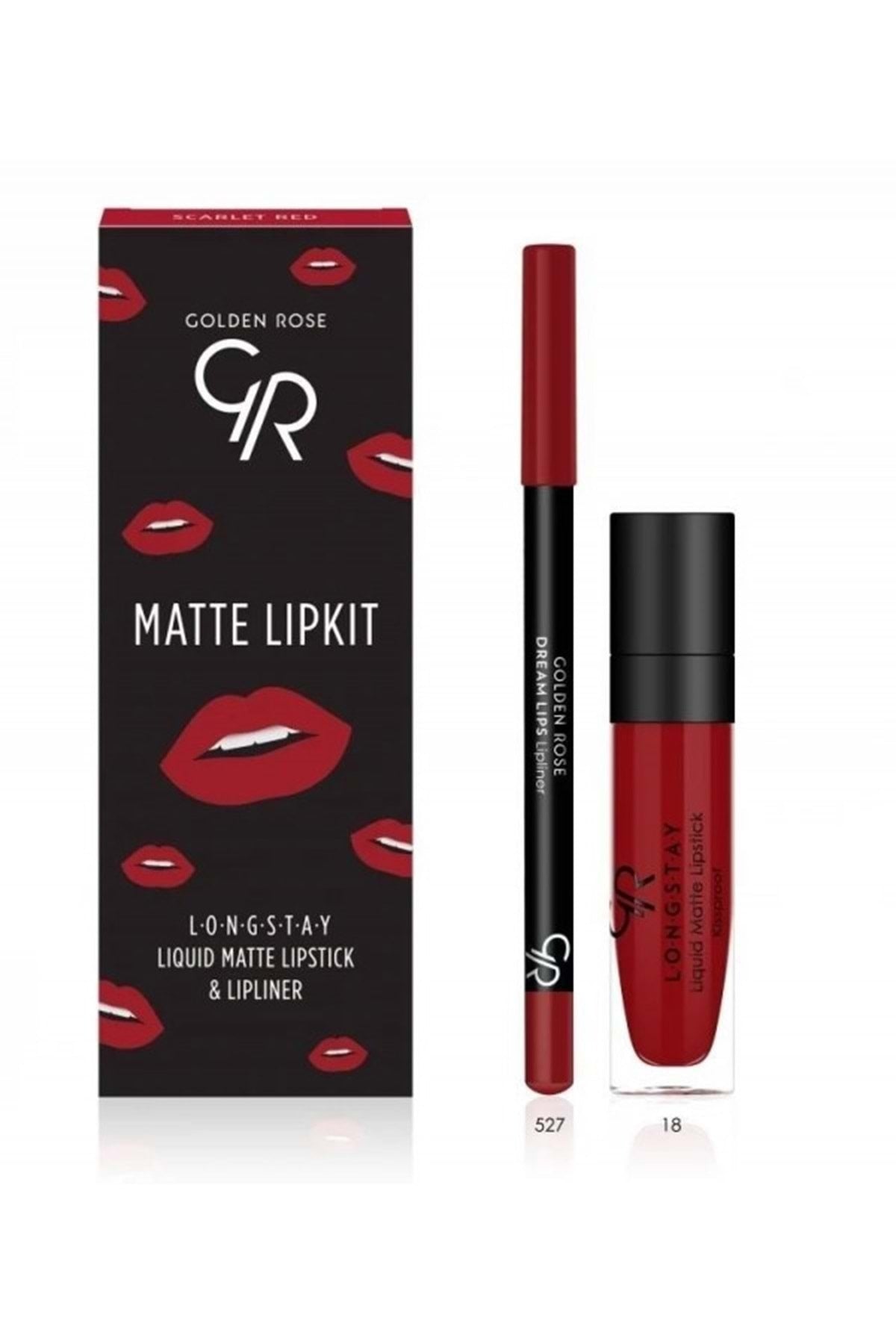 Matte Lip Kit Scarlett Reed