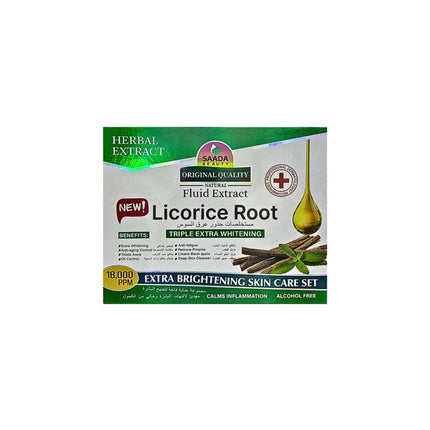 Licorice Skin Care Set, Saada Beauty