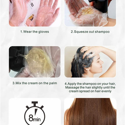 Disar Shampoo Brown Color 400ml Strength 4D DISAAR GINSENSENG SNAKE OIL