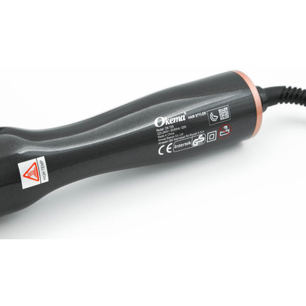 3-in-1 Hair Styling and Straightening Brush (No Sound) by Okema OK-725