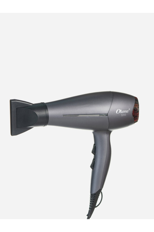 Okema Hair Dryer
883-ok with Concentrator Nozzle | Cool Shot Feature | Three Heat Settings | Equipped