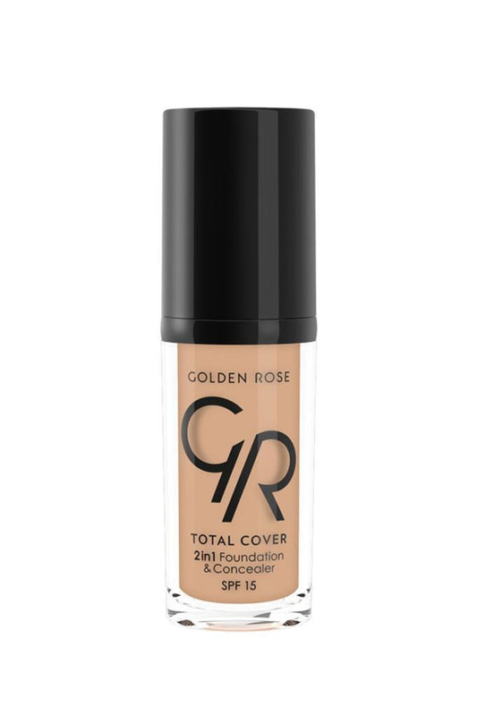 Golden Rose Total Cover Foundation and Corrector 2&1 No. 15