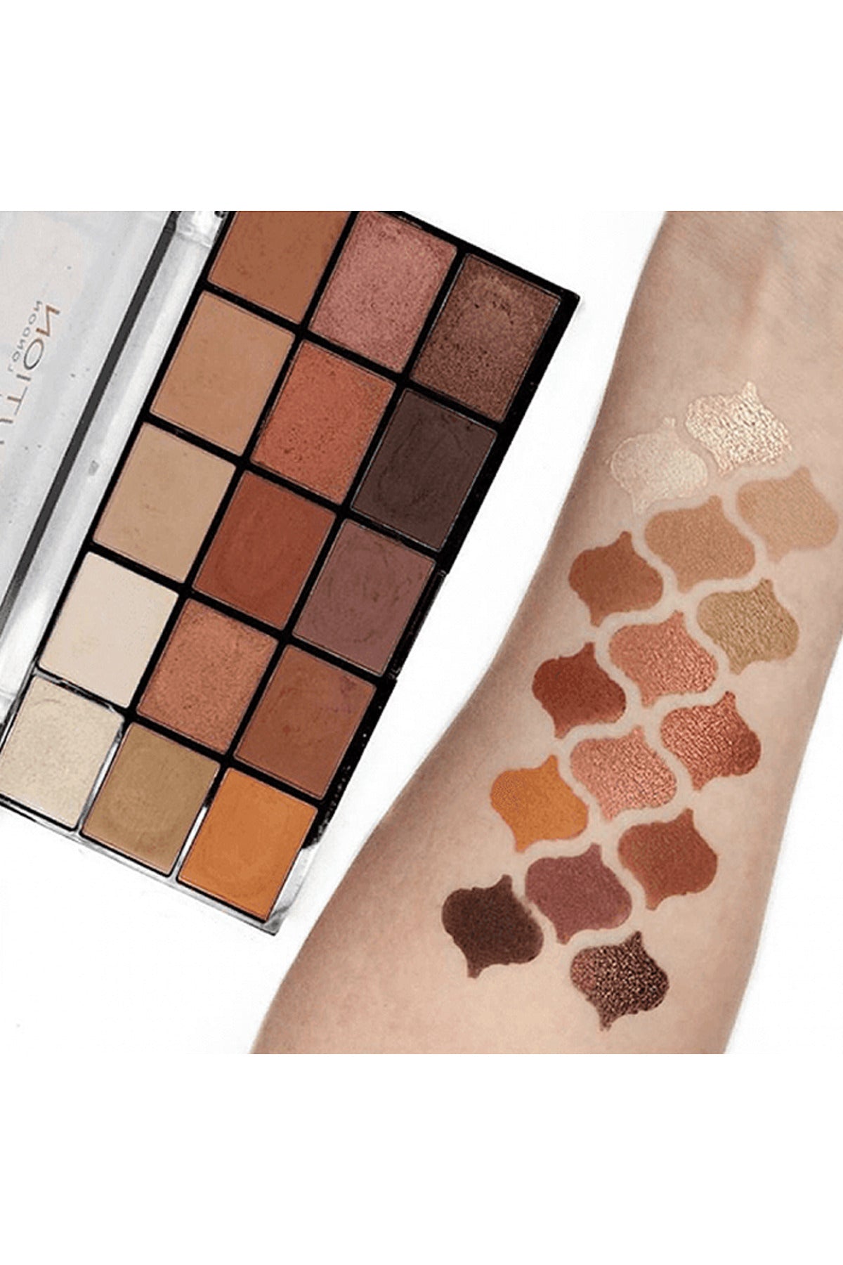 Revolution Reloaded Iconic Fever Eyeshadow Palette, 15 Colors