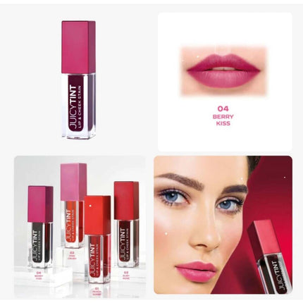 Golden Rose Juicy Tint للشفاه والخدود رقم 04 بيري كيس