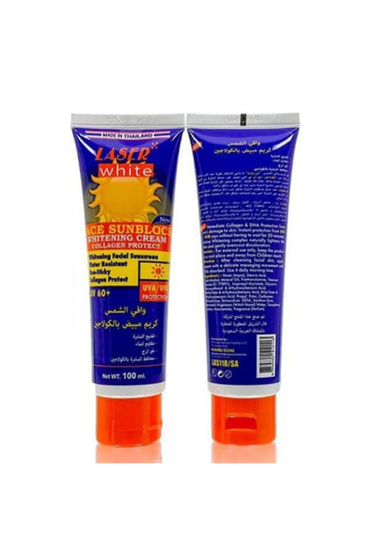 Laser White 0113 Blue +60 Sunscreen Cream, 100g