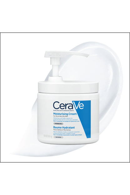 CeraVe Moisturizing Body & Face Cream, Fragrance-Free