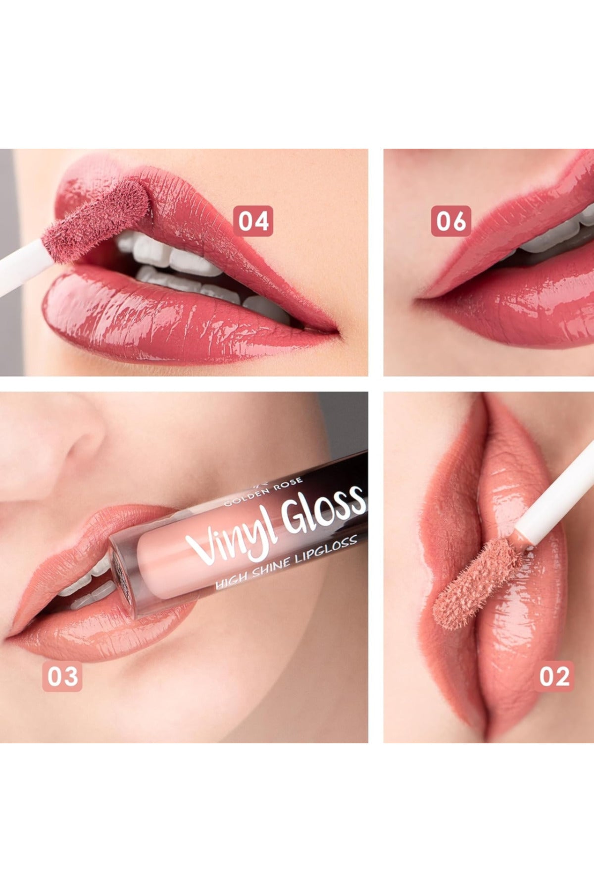 Golden Rose Vinyl Lip Gloss Shine No. 11