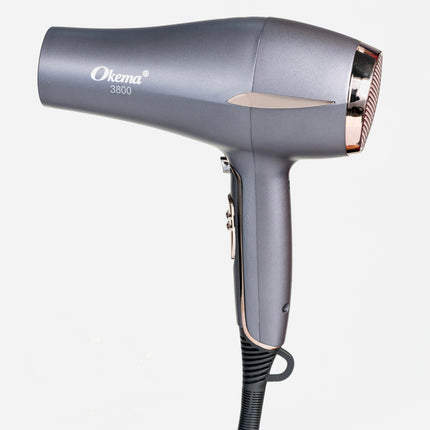 Okema Hair Dryer
884-ok with Concentrator Nozzle | Cool Shot Feature | 3 Heat Settings | Equipped