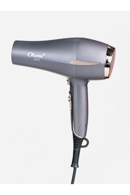 Okema Hair Dryer
884-ok with Concentrator Nozzle | Cool Shot Feature | 3 Heat Settings | Equipped