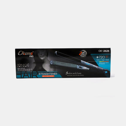 Okema 2626-OK Ceramic Ionic Hair Straightener
