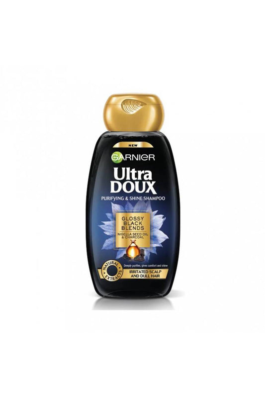 Garnier Purifying & Shine Shampoo, Black Charcoal, 400ml, 1D Ultra Doux