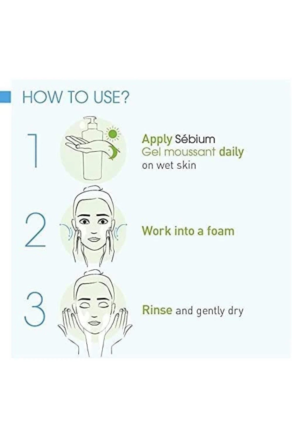 Bioderma Firming Blue Facial Wash Gel, 200ml