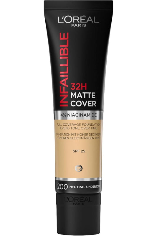 L'Oreal Infallible Foundation Tube No. 200