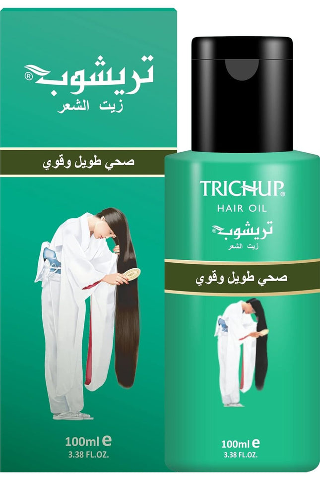 زيت تريشوب للشعر 100 مل، صحي وذو شعر طويل وقوي