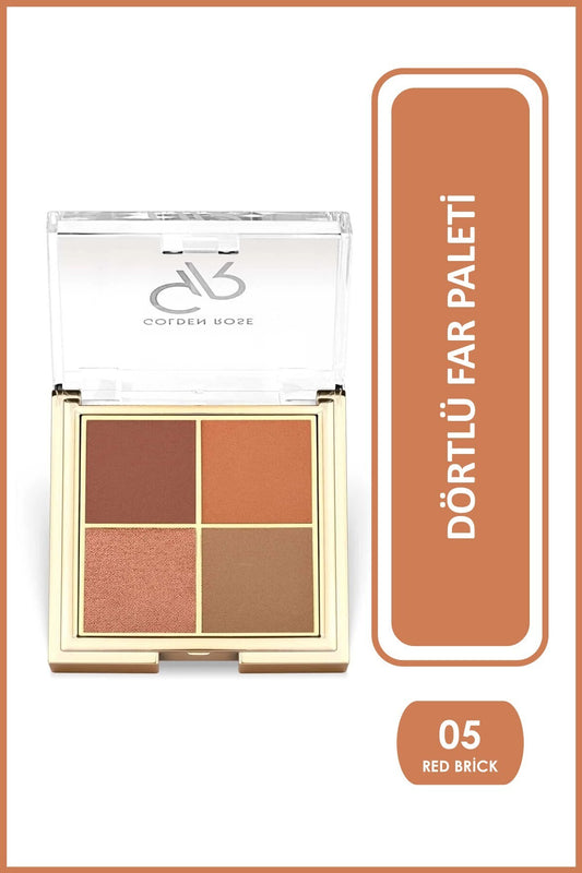 Golden Rose Quattro Eyeshadow Palette No. 5