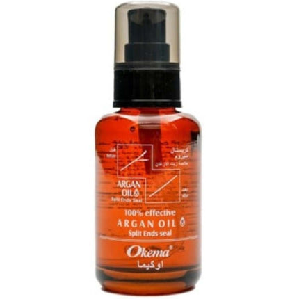 Okema Crystal Hair Serum - Argan Oil protects hair from breakage