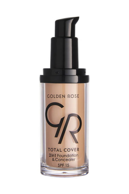 Golden Rose Total Cover Foundation and Corrector 2&1 No. 07