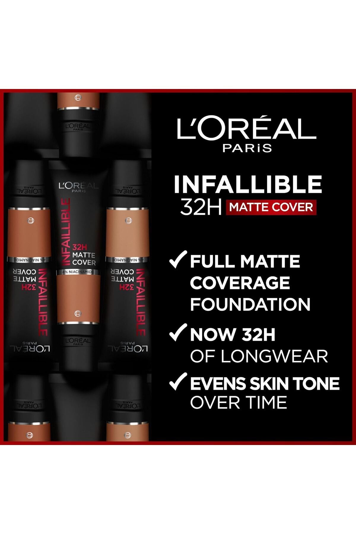 L'Oreal Infallible Foundation Tube No. 200