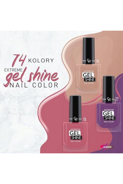 طلاء أظافر جولدن روز إكستريم جل 61