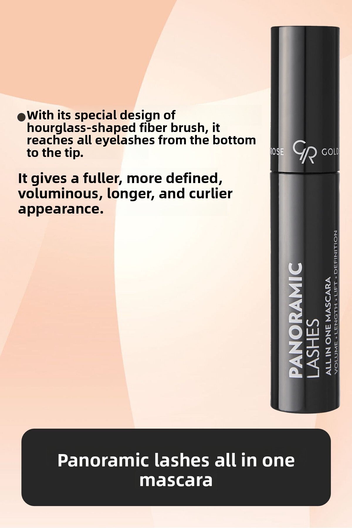 Golden Rose Mascara Panorama Lash Black
