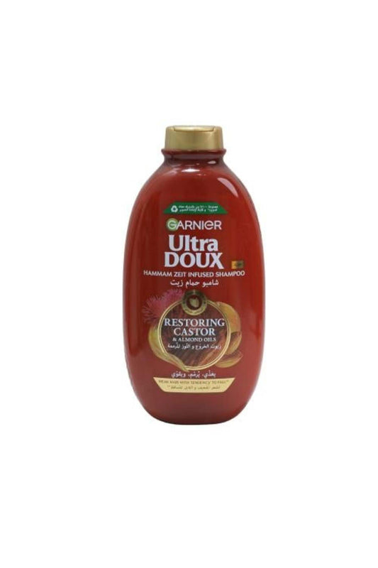 Garnier Castor & Almond Shampoo 400ml 1D Ultra Doux