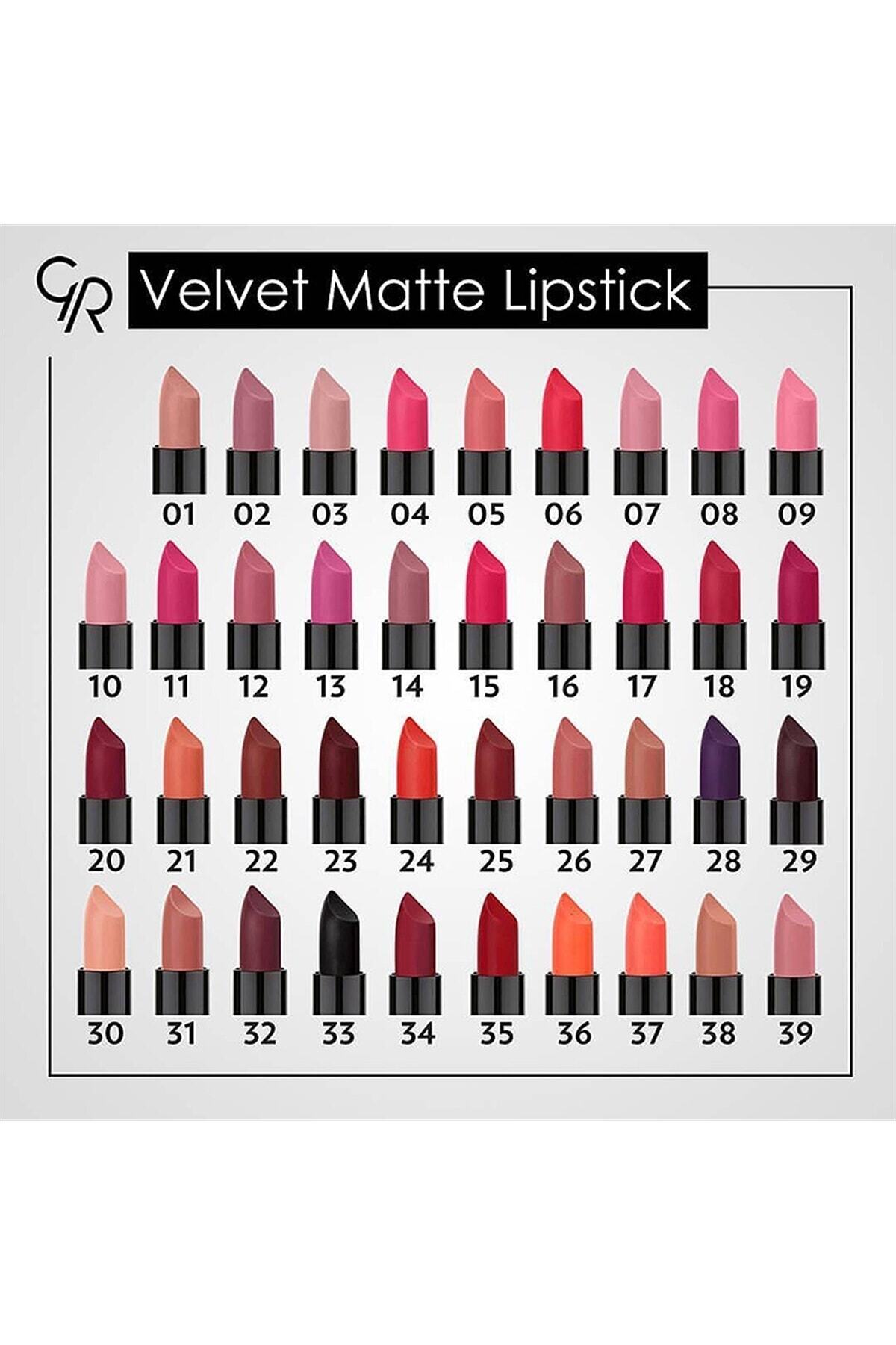 Golden Rose Velvet Matte Lipstick No. 20