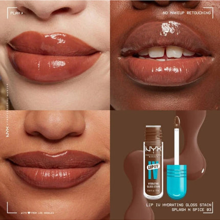 NYX روج السائل إي في (سبلاش آند سبايس) رقم 03