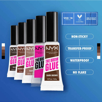 ماسكارا الحواجب NYX بني متوسط