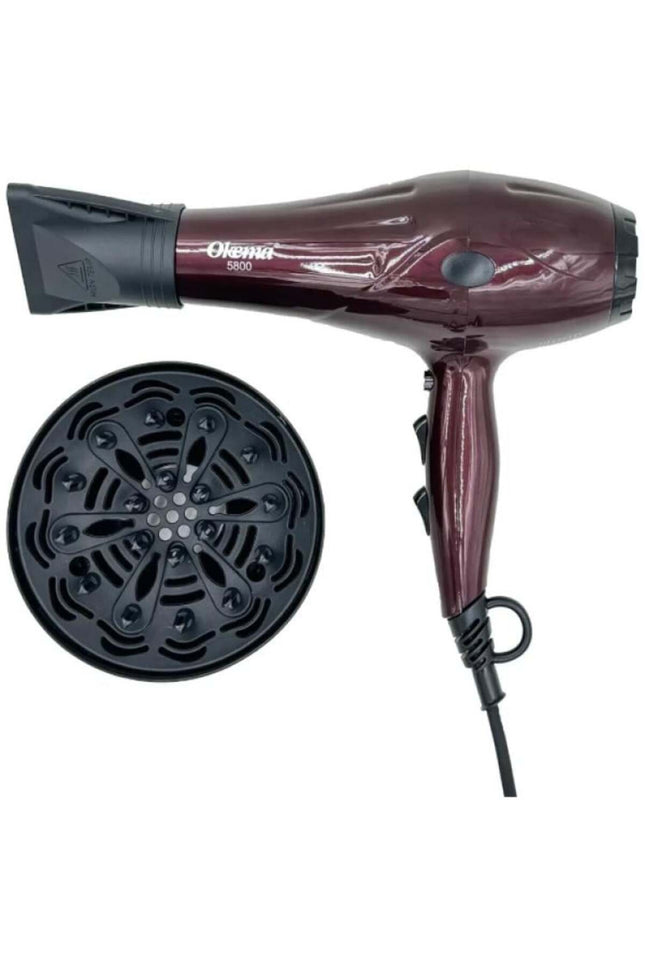 Okema Hair Dryer
5800-ok
للاستخدام في صالونات الشعر