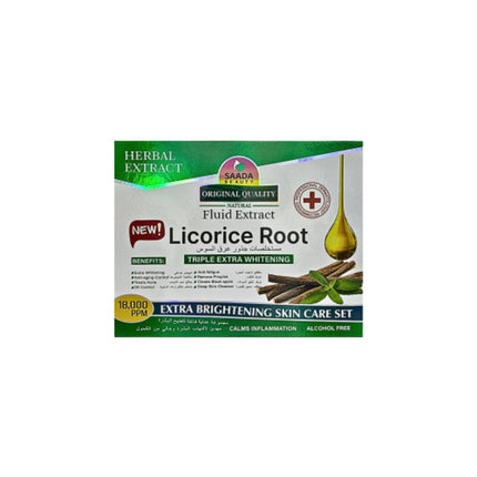 Licorice Skin Care Set, Saada Beauty