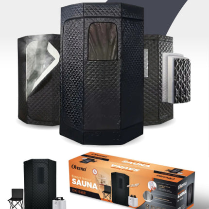 Okema 522-ok Steam Sauna Tent with Steam Generator | Easy to Set Up and Store | Ideal
