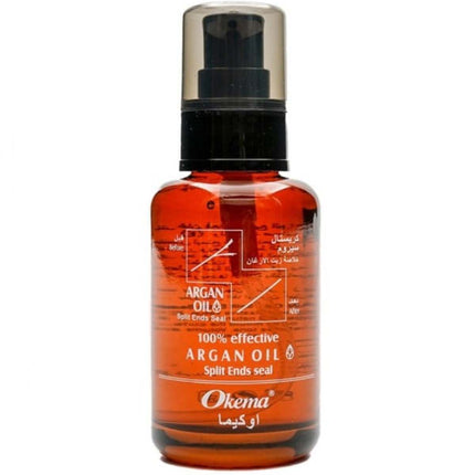 Okema Crystal Hair Serum - Argan Oil protects hair from breakage