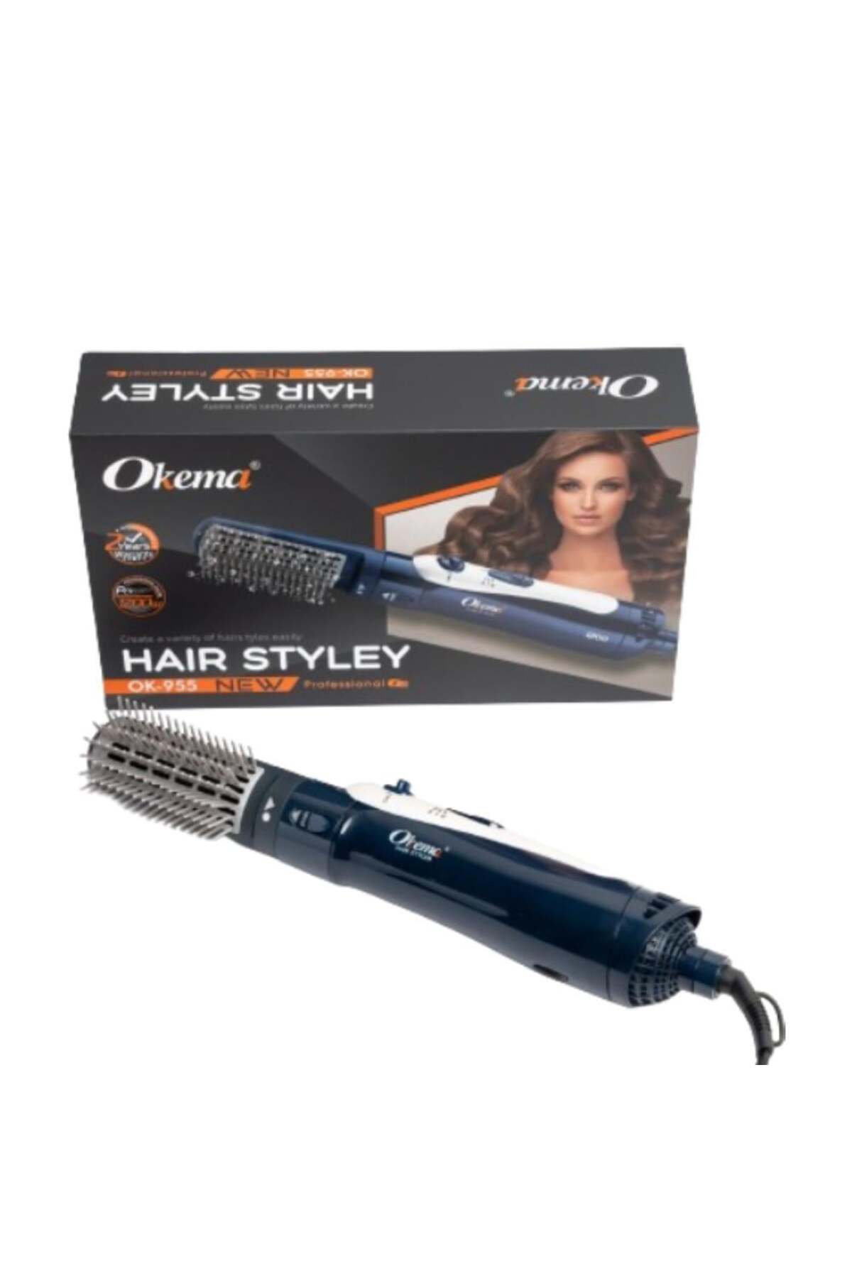 Okema OK-2-955 Hair Dryer: Two Speed Settings