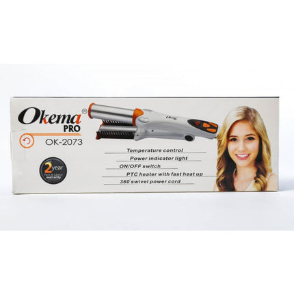 Okema Hair Curler
2073-OK
For curly or straight hair with temperature control