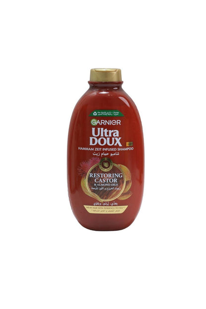 Garnier Castor & Almond Shampoo 400ml 1D Ultra Doux