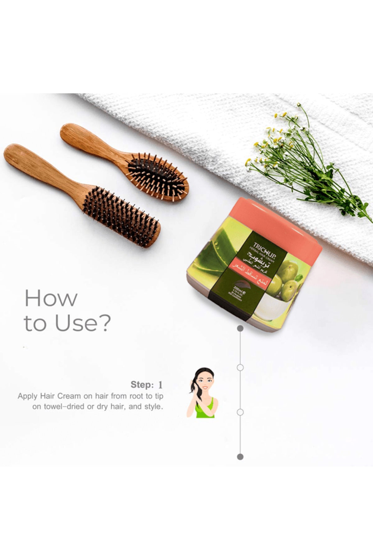 Trichup Anti-Hair Loss Cream 200ml, Strengthening Cream