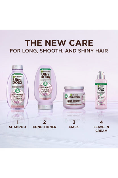 Garnier Rice & Starch Shampoo 400ml Tightening 1D ULTRA DOUX
