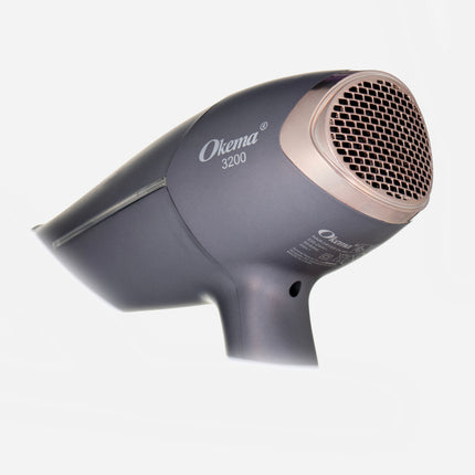 Okema Hair Dryer
883-ok with Concentrator Nozzle | Cool Shot Feature | Three Heat Settings | Equipped