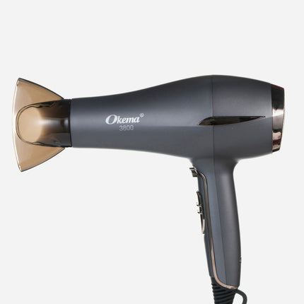 Okema Hair Dryer
884-ok with Concentrator Nozzle | Cool Shot Feature | 3 Heat Settings | Equipped